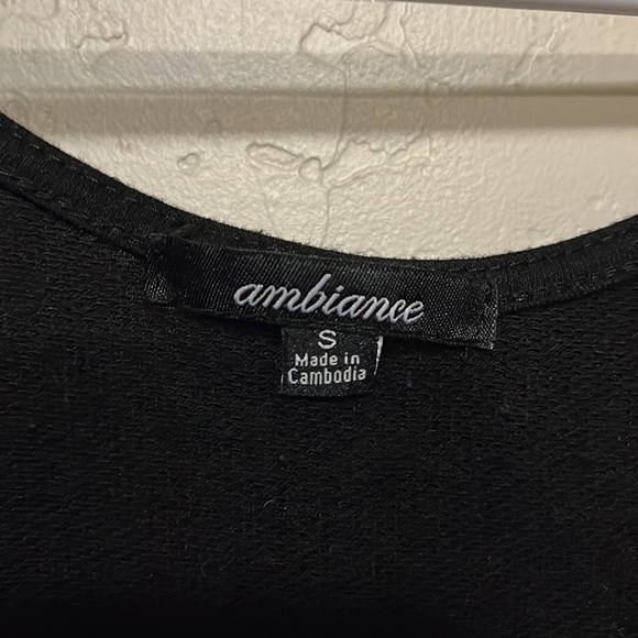 Black Jumpsuit Romper by Ambiance - Picture 2 of 3